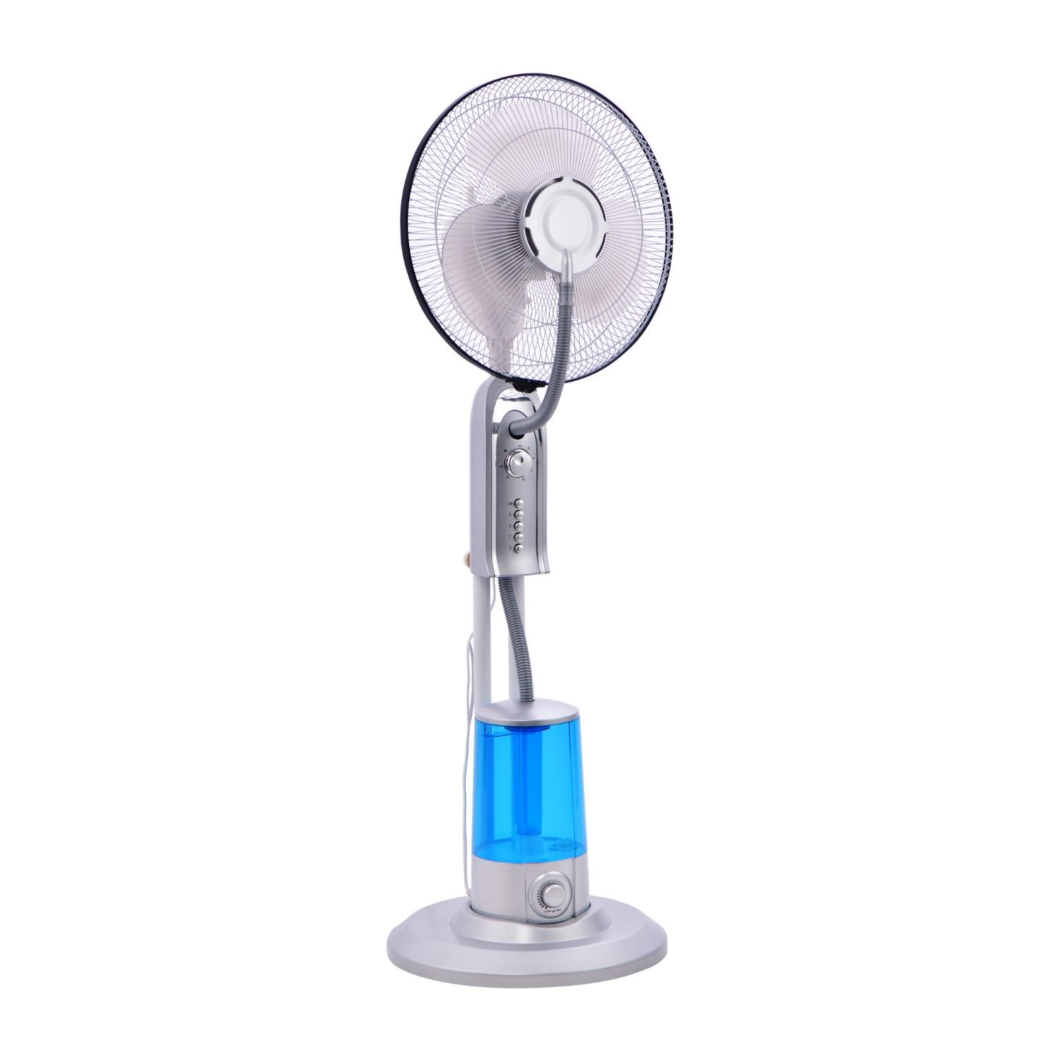 Ventilador Nebulizador de Agua con Temporizador 17" 43 cm 75W 3 Velocidades 3.2L NeoBreeze Raydan Home Ventiladores de Pie 1